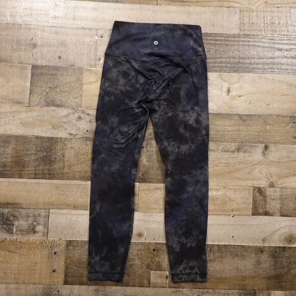 Lululemon Align Leggings 25" Size 6 Diamond Dye Graphite Bronze Yoga - Picture 10 of 12